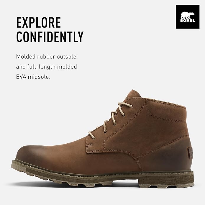 Bota impermeable chukka Madson ll de SOREL para hombre en color tabaco