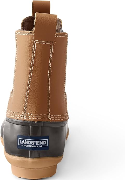 Botas Chelsea con forro de franela y aislamiento para hombre de Lands' End