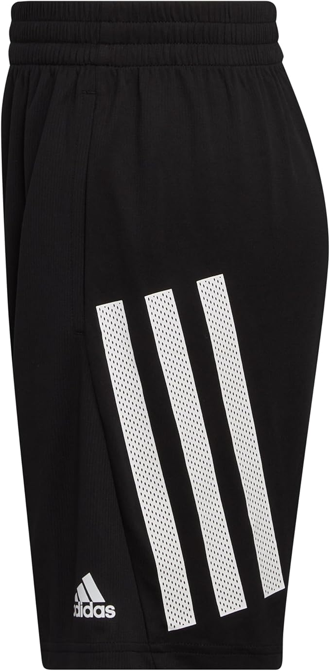 Short Adidas Bold 3S à taille élastique pour garçon Noir 001