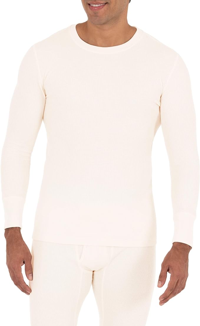 Magic Collection Men's Thermal 2 Piece Set - Cream