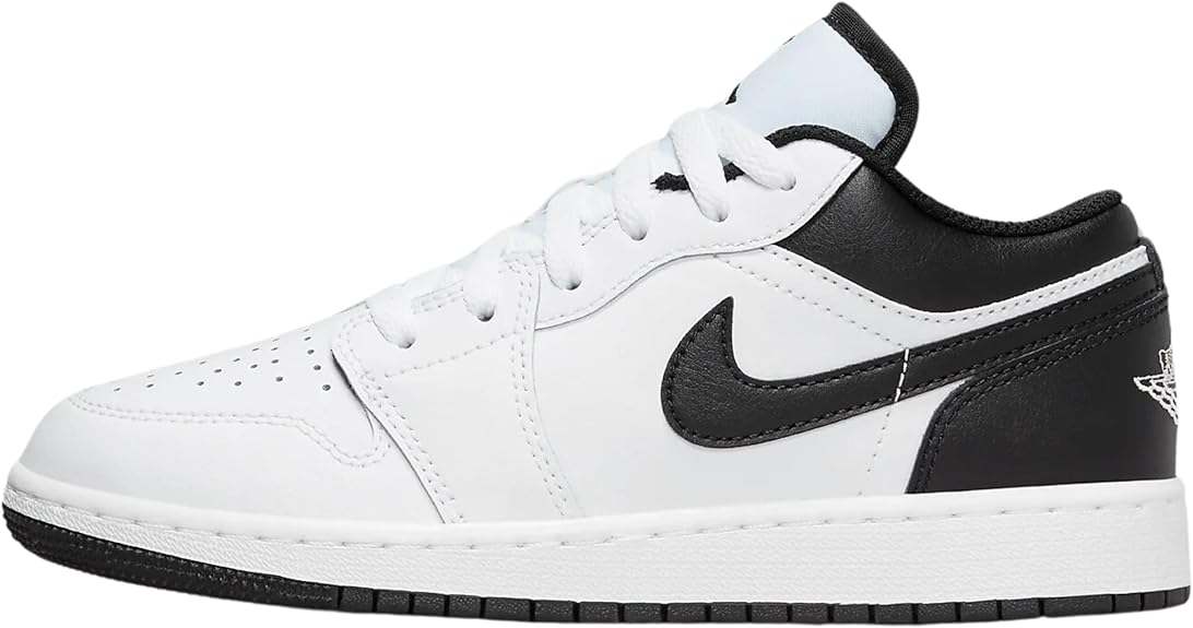 Air Jordan 1 Low (GS) 553560 132 Blanc/Noir-Blanc