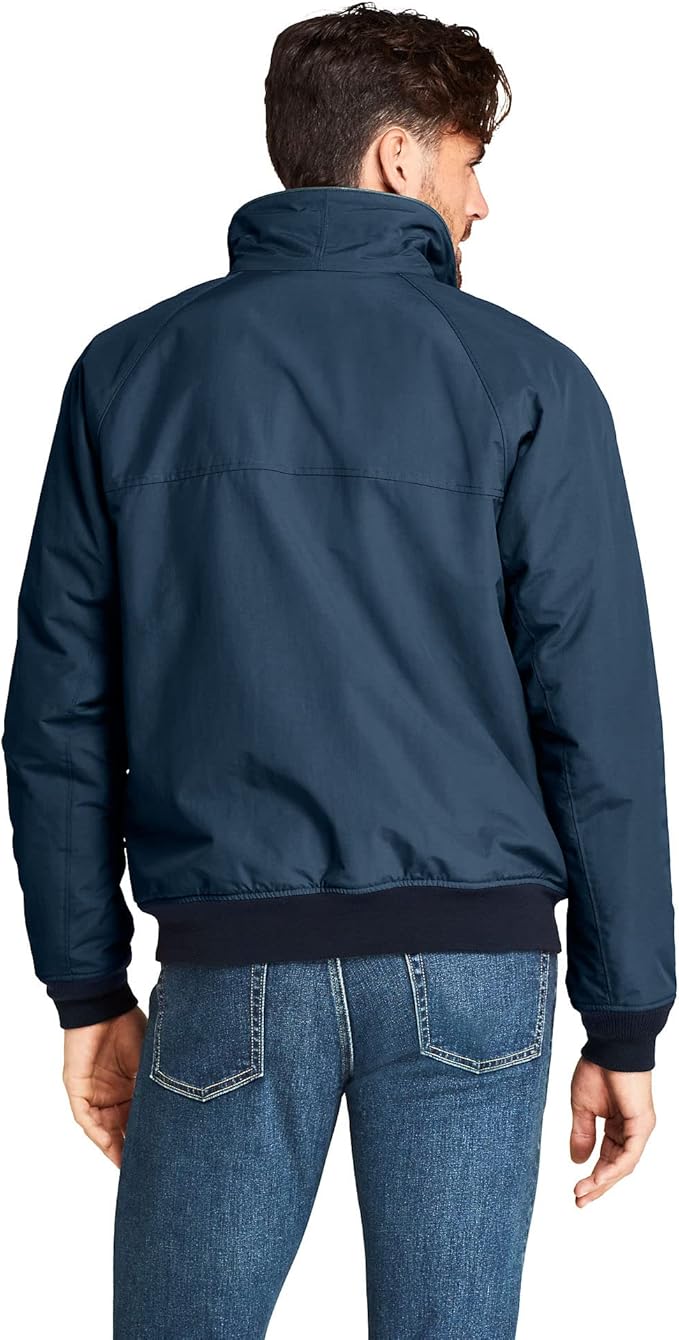 Lands' End Mens Classic Squall Jacket Radiant Navy