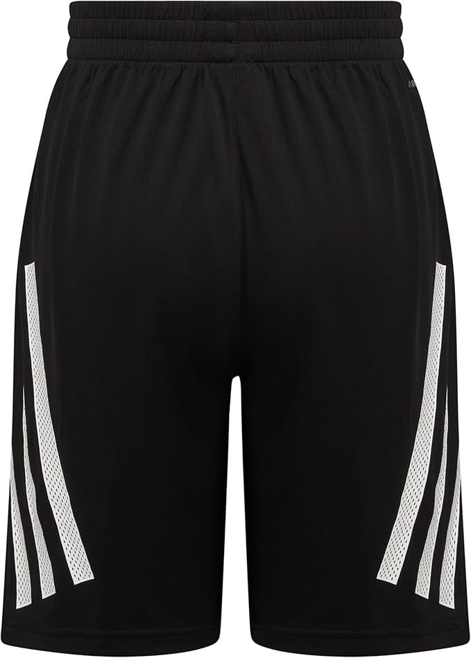 Short Adidas Bold 3S à taille élastique pour garçon Noir 001