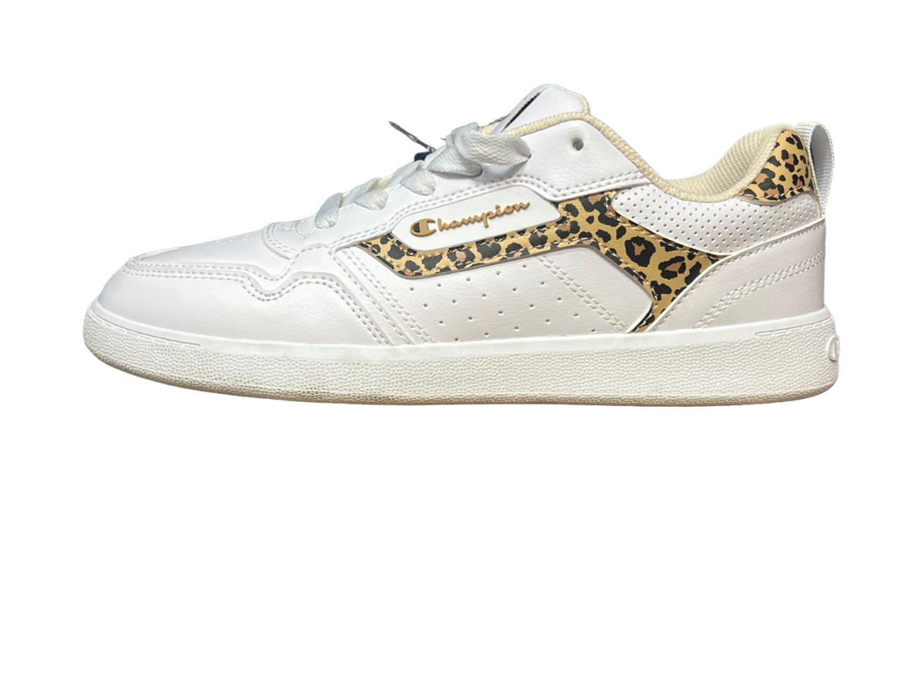 Zapatillas blancas con estampado de leopardo para niñas Champions Lore