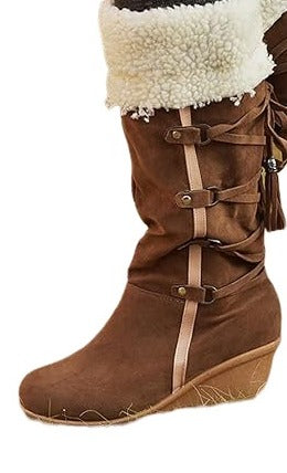 Bottes longues d'hiver pour femmes à la mode