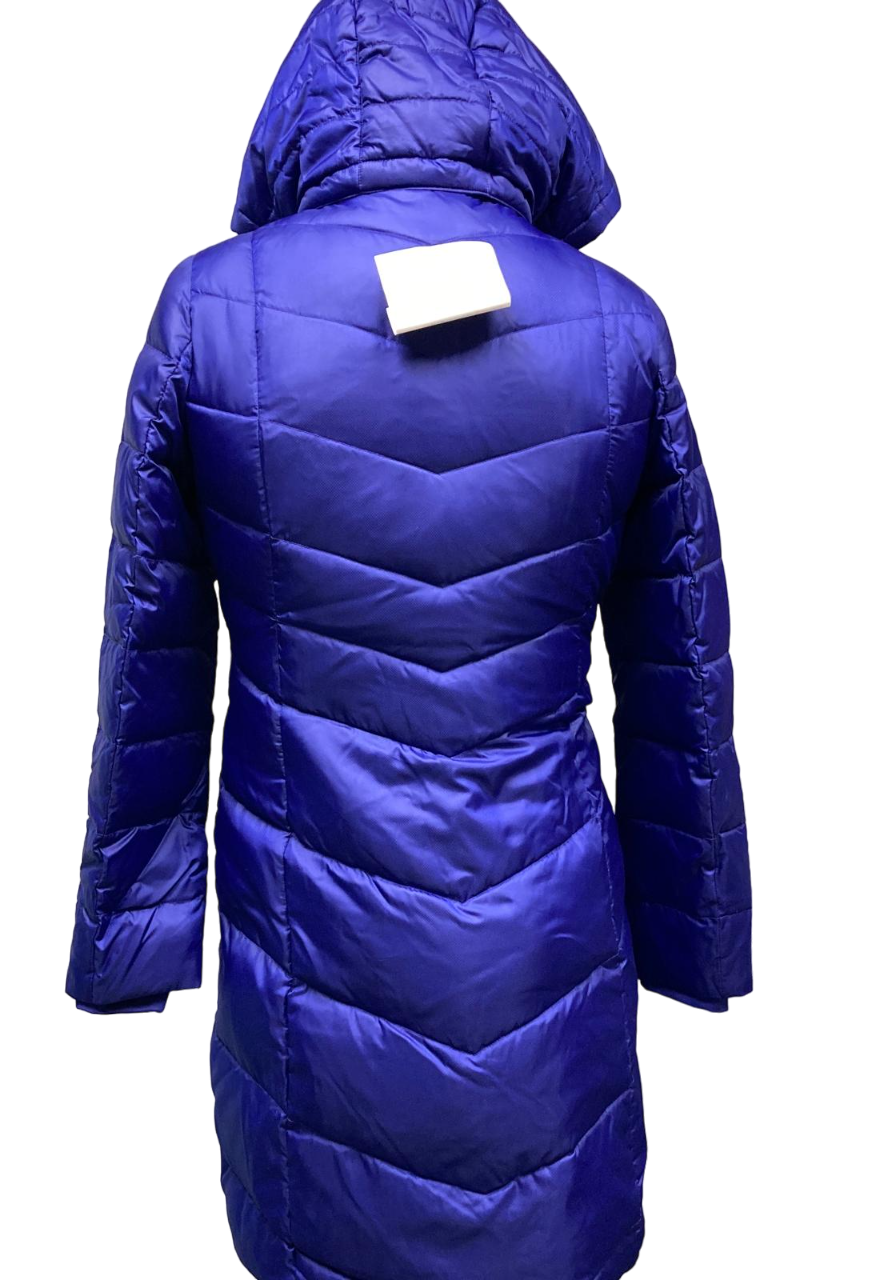 Manteau décontracté en duvet pour femme de Lands' End, violet saphir