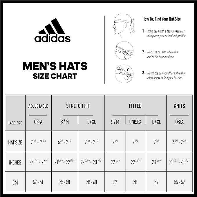 Gorro con puños anchos para hombre de Adidas