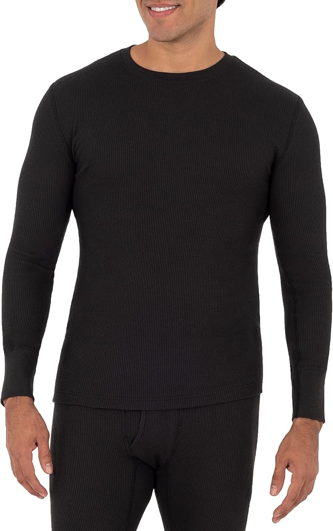 Magic Collection Men's Thermal 2 Piece Set - Black