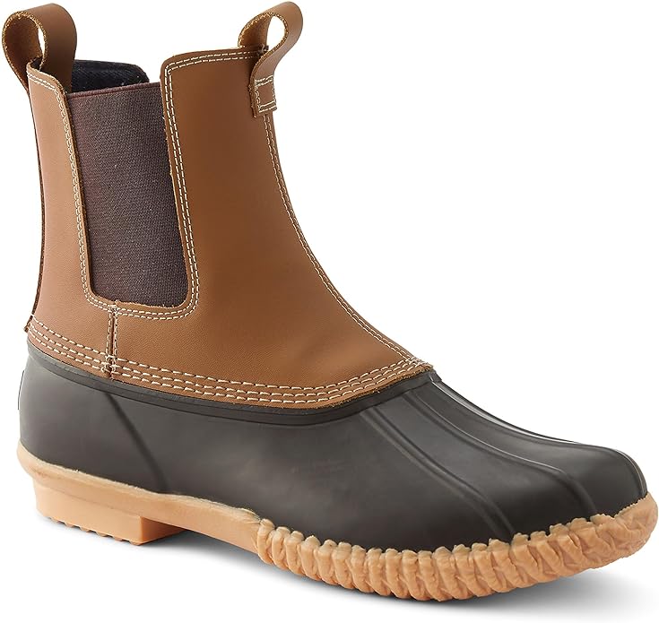 Botas Chelsea con forro de franela y aislamiento para hombre de Lands' End