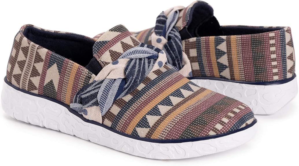 Baskets Boardwalk Stroll pour femmes de MUK LUKS - Mocassins beiges 1200102-250