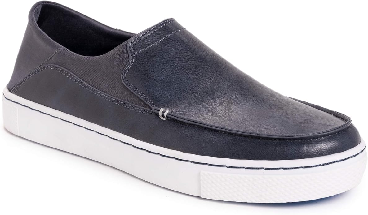 MUK LUKS Men's Park Place Sneaker-Denim Loafer