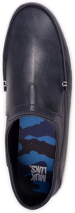 MUK LUKS Men's Park Place Sneaker-Denim Loafer