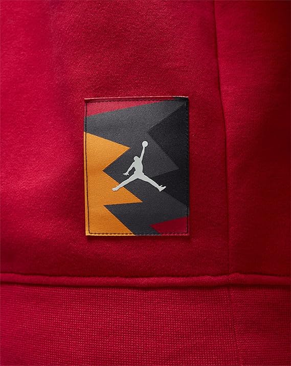 Sweat à capuche en polaire rouge cardinal Flight MVP de Jordan pour homme FB7021-619