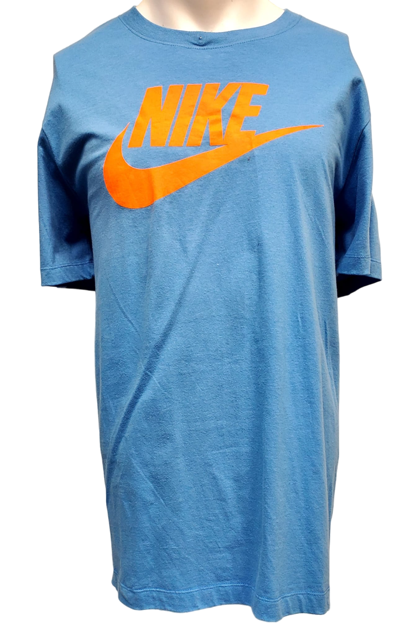 Nike Men's Tee Shirt Blue/White