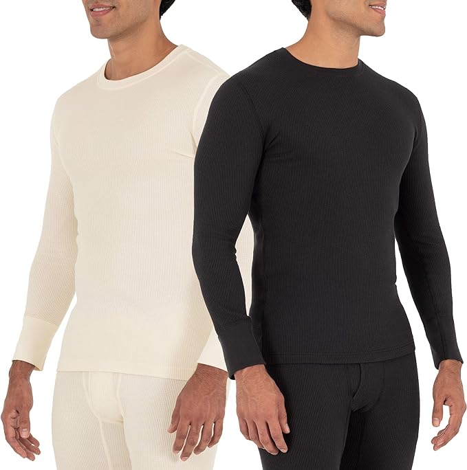 Conjunto térmico de 2 piezas para hombre de Magic Collection, color negro