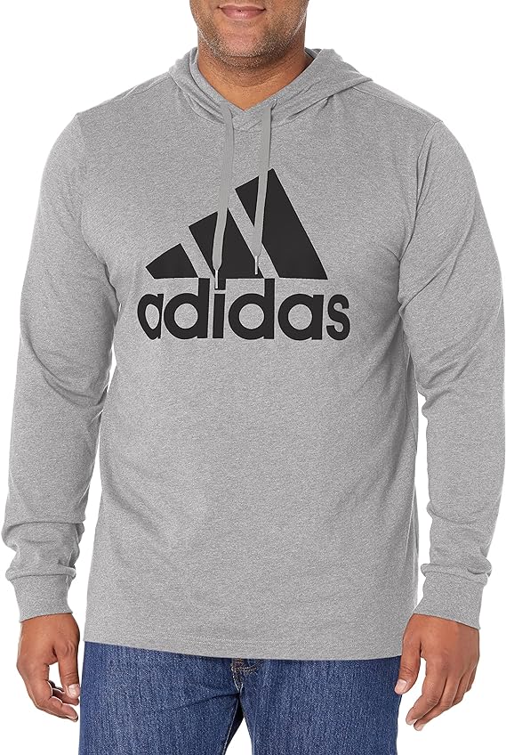 Sudadera con capucha con logotipo Essentials de Adidas para hombre H12261