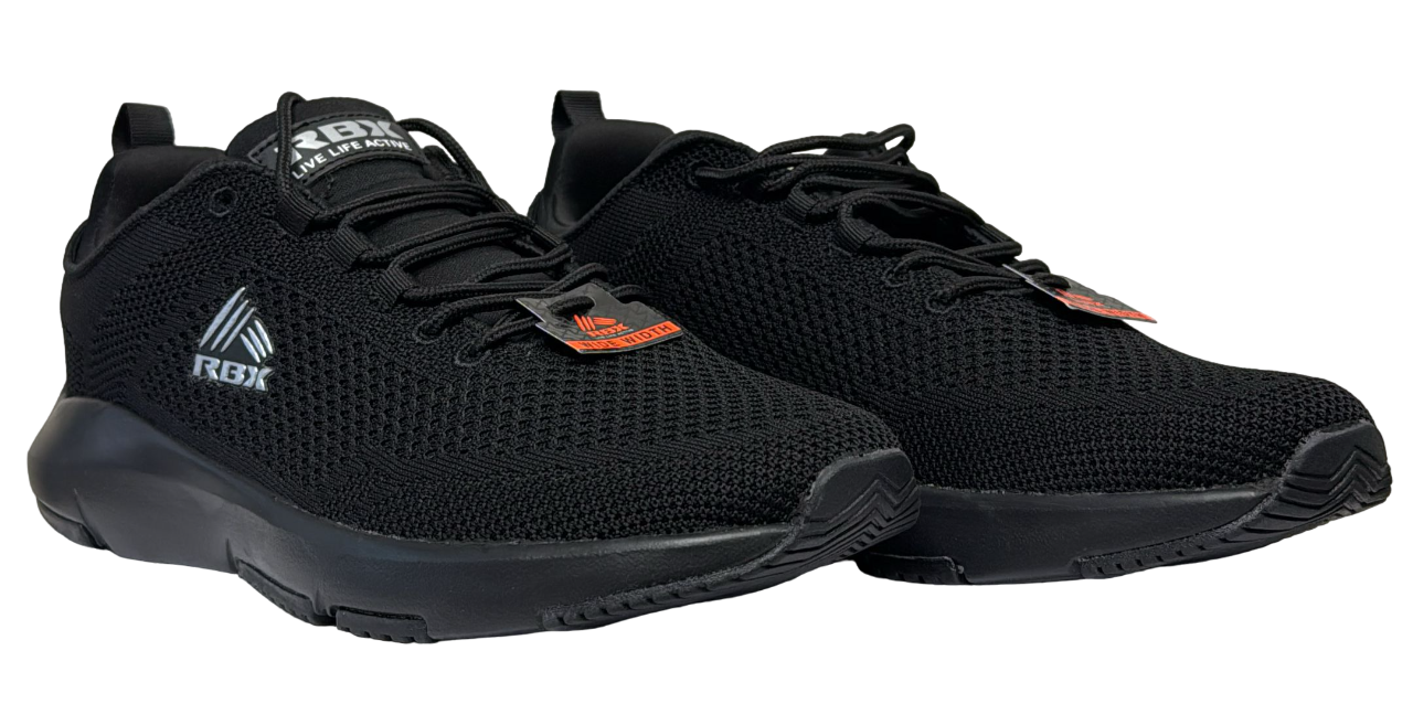 Chaussures RBX Live Life Active à largeur large entièrement noires EF11699