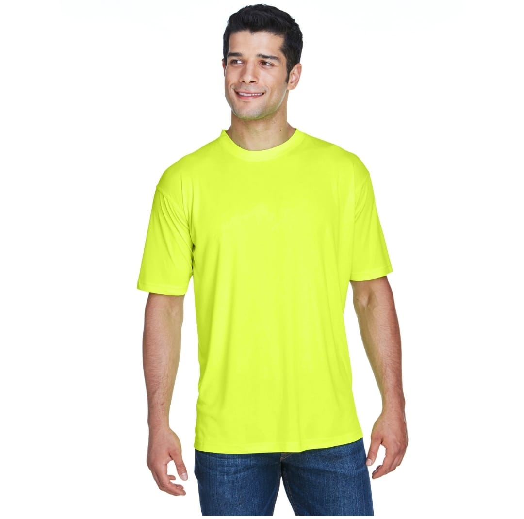 Camiseta deportiva de rendimiento con tejido interlock, fresca y seca, para hombre Ultraclub 8420