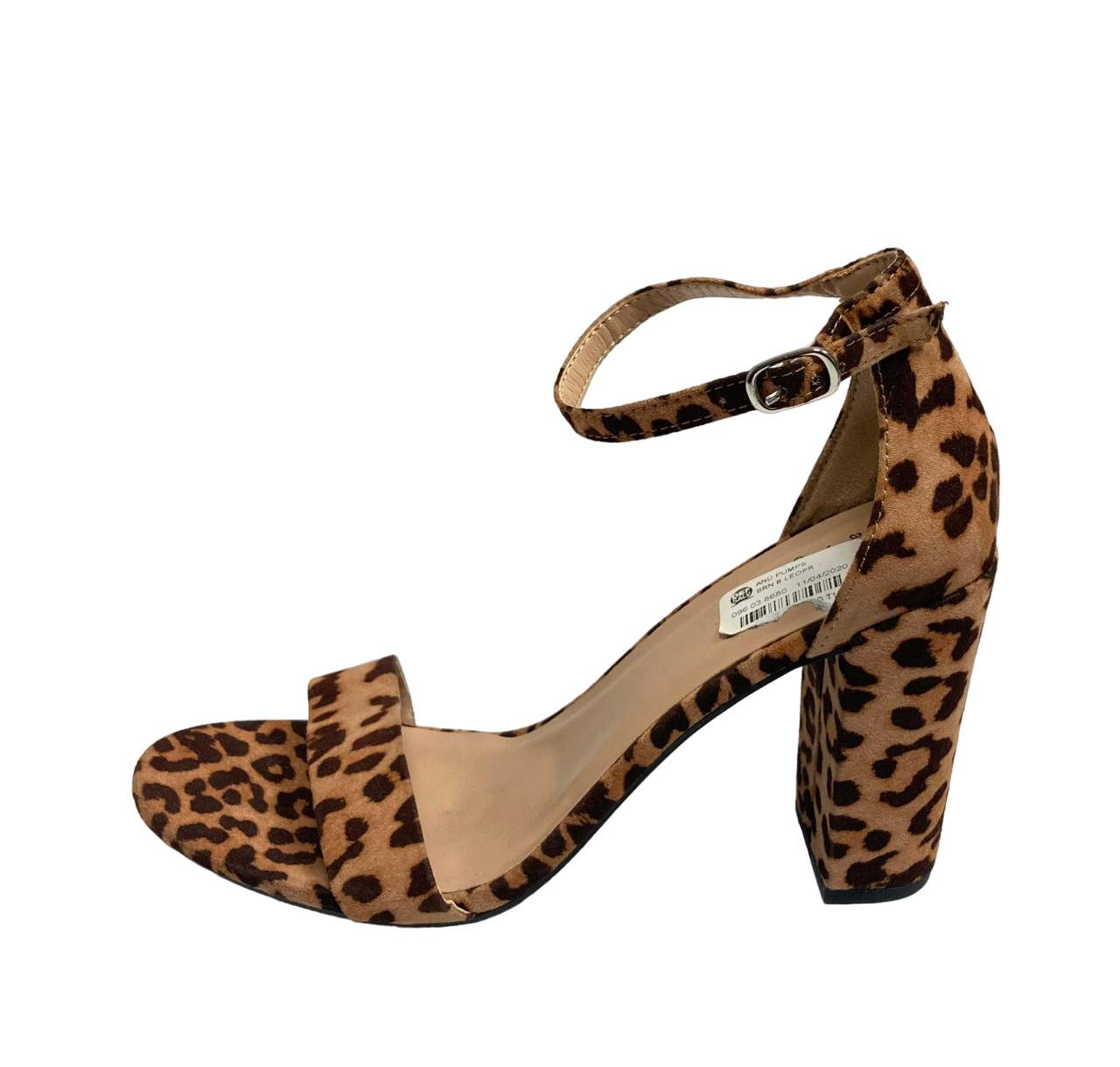 Sandalias de tacón para mujer con estampado de leopardo A New Day