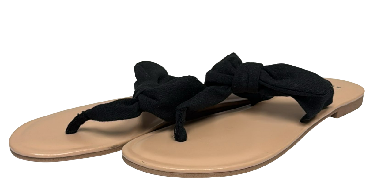 A New Day Women's Black Hannah Sandals