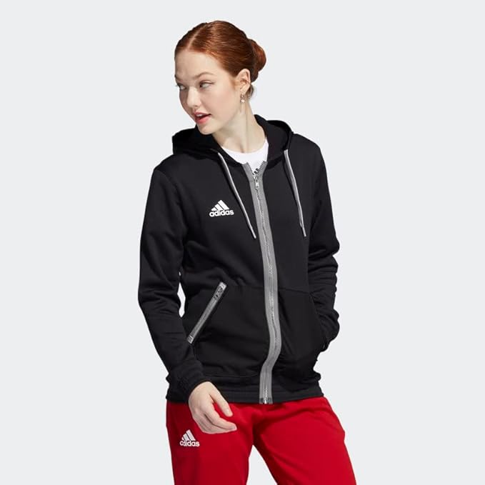 Sudadera con capucha Adidas Team FZ para mujer - HI0698 