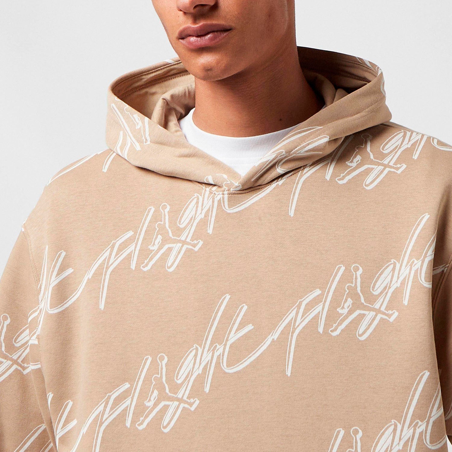 Jordan Fleece Pullover Hoodie 'Khaki' FB7318-200