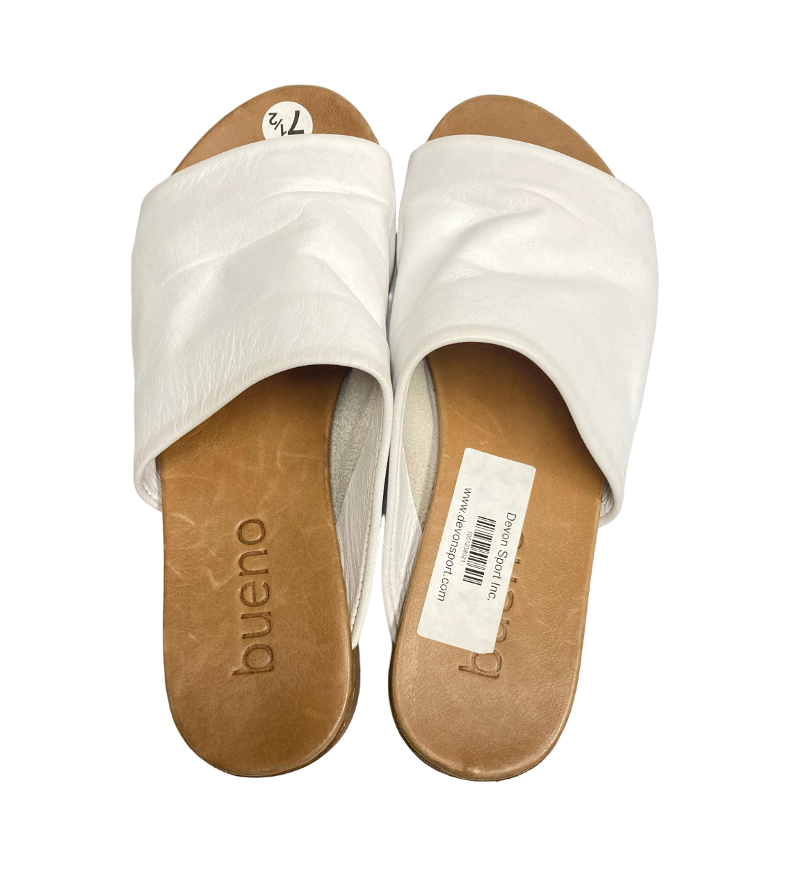 Sandales pour femmes Bueno Slides blanches