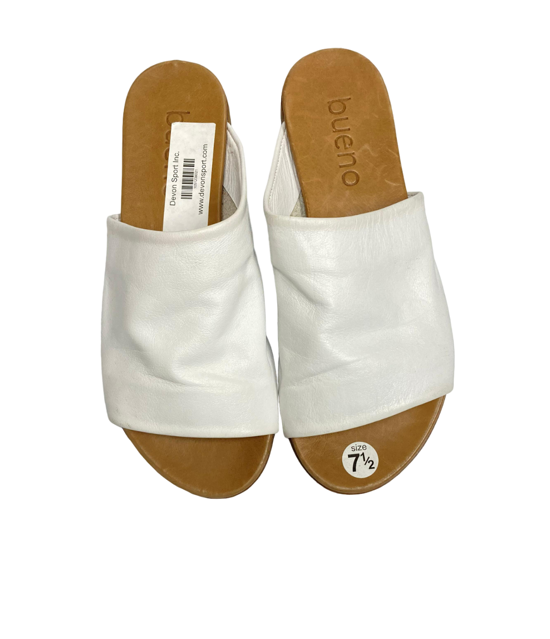 Sandales pour femmes Bueno Slides blanches