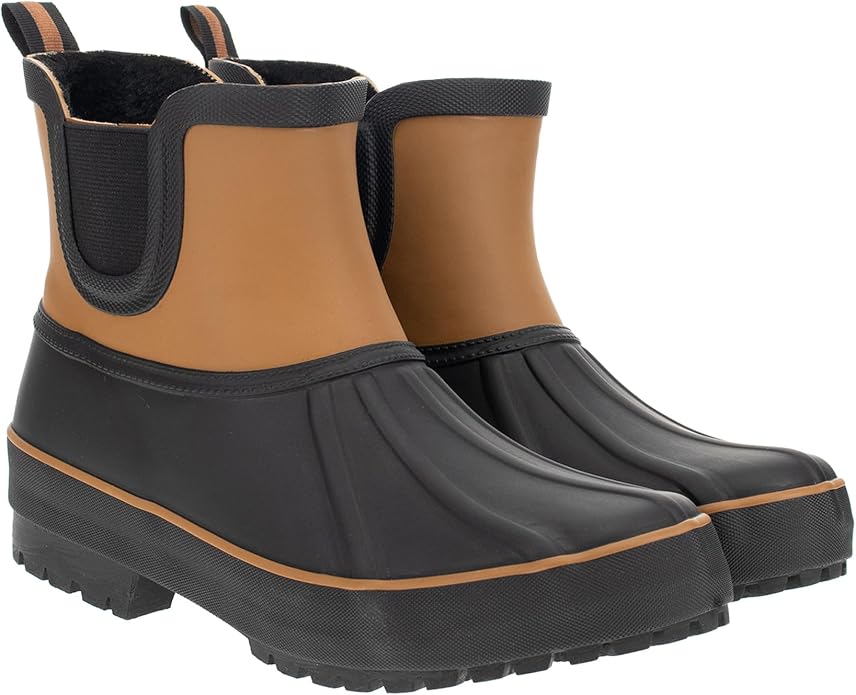 Botas de nieve para clima frío para mujer de Chooka, color marrón y negro 