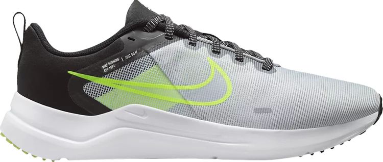 Nike Downshifter 12 DD9293 011 Wolf Grey/White-Black-Volt