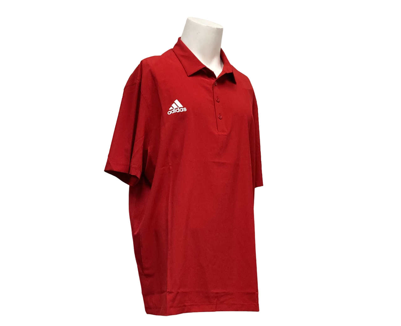 Polo Adidas Steam para hombre 129535471 Team Powder Red/White HH7414