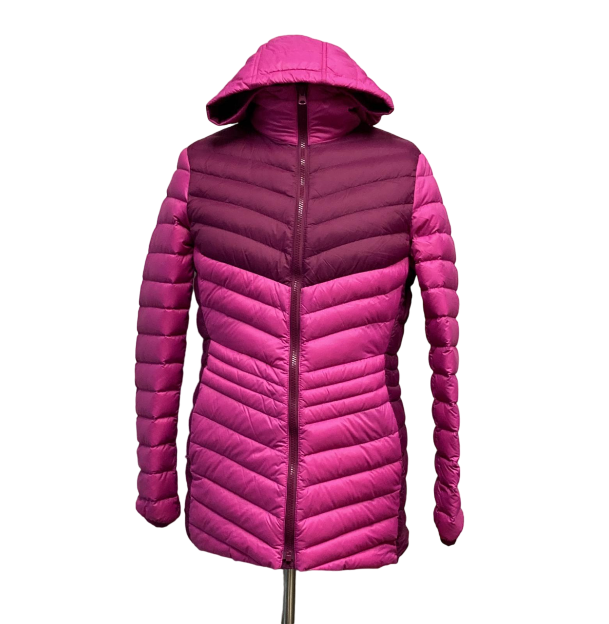 Chaqueta ligera de plumón para mujer de Lands' End, color verbena