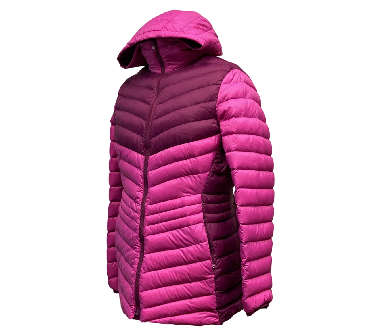 Chaqueta ligera de plumón para mujer de Lands' End, color verbena