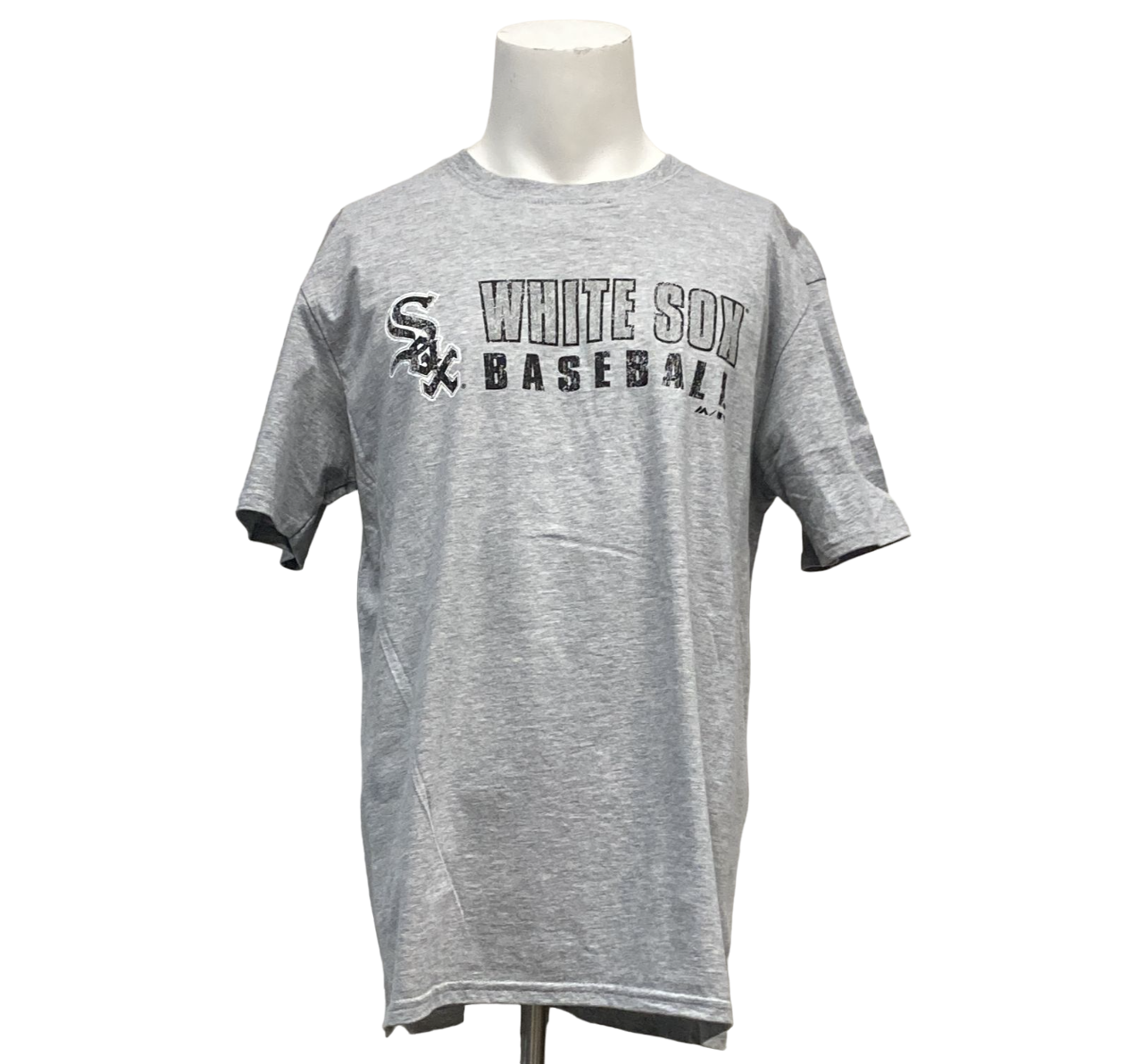 Majestic Men's Tee Shirt Grey White Sox Baseball 10523957854 10523957852 10523957855