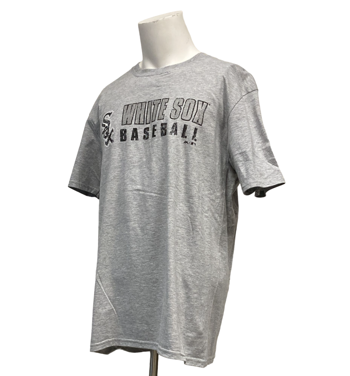 Majestic Men's Tee Shirt Grey White Sox Baseball 10523957854 10523957852 10523957855