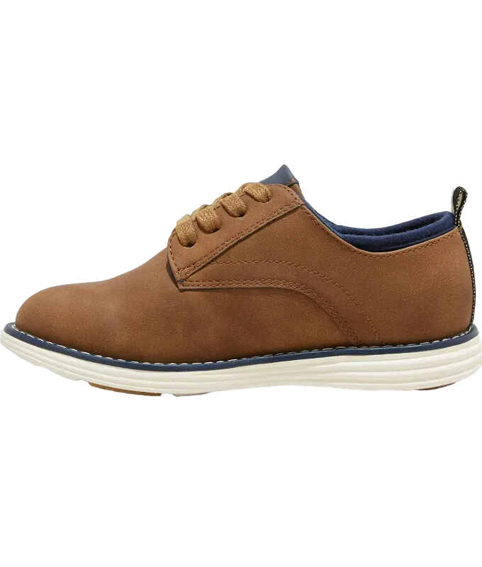 Cat & Jack  Boy’s Franco Oxford  Dress Casual Lace Up Shoe Sneaker Brown