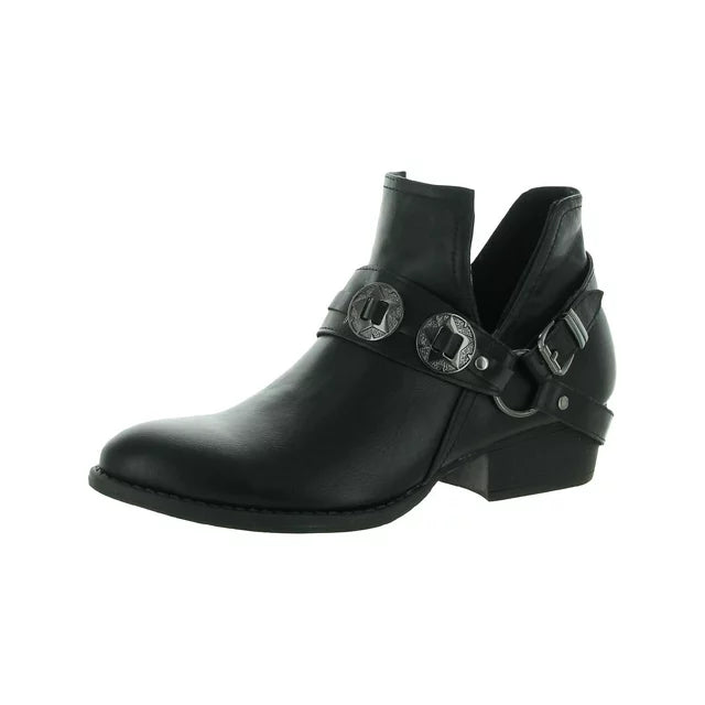 Bottines noires pour femmes Elisa Western de GC Shoes 