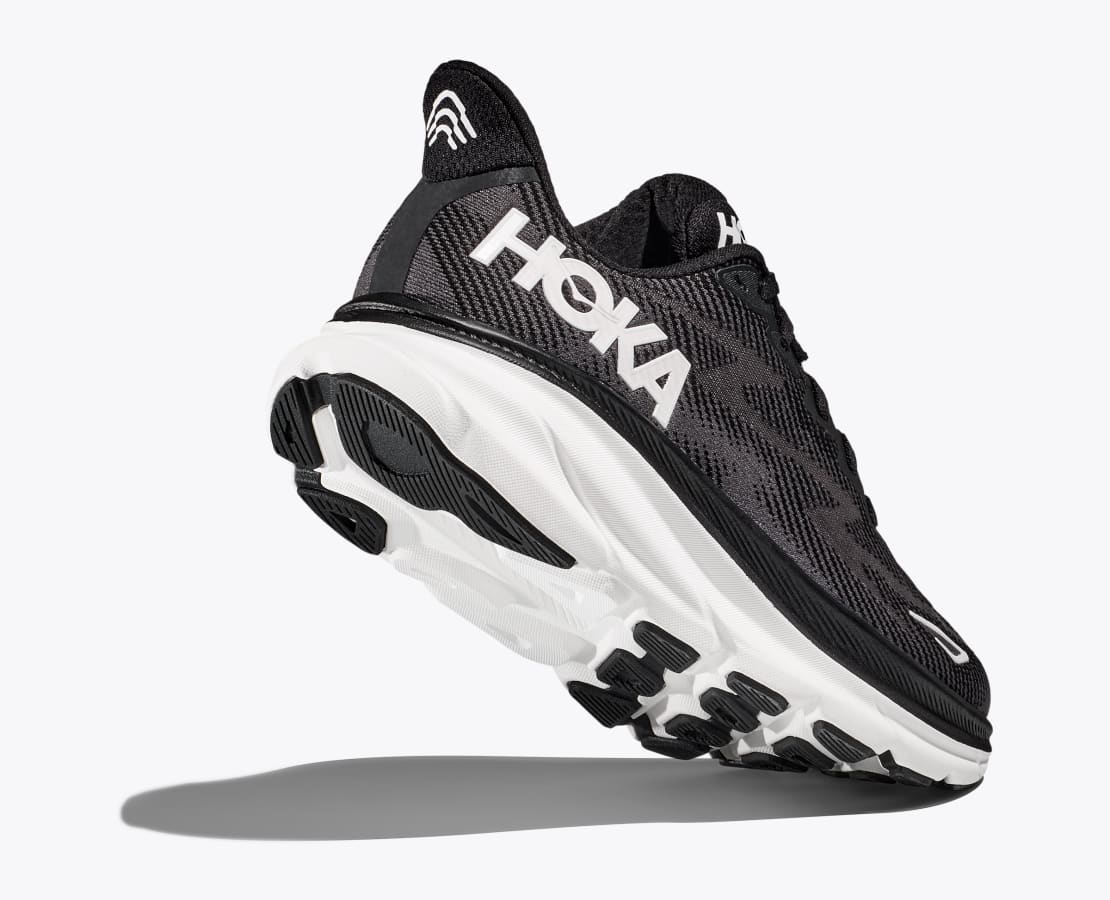 Hoka Women's Clifton 9| Black and White |1127952