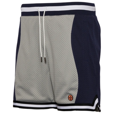 Short en maille All City Just Don bleu marine et gris