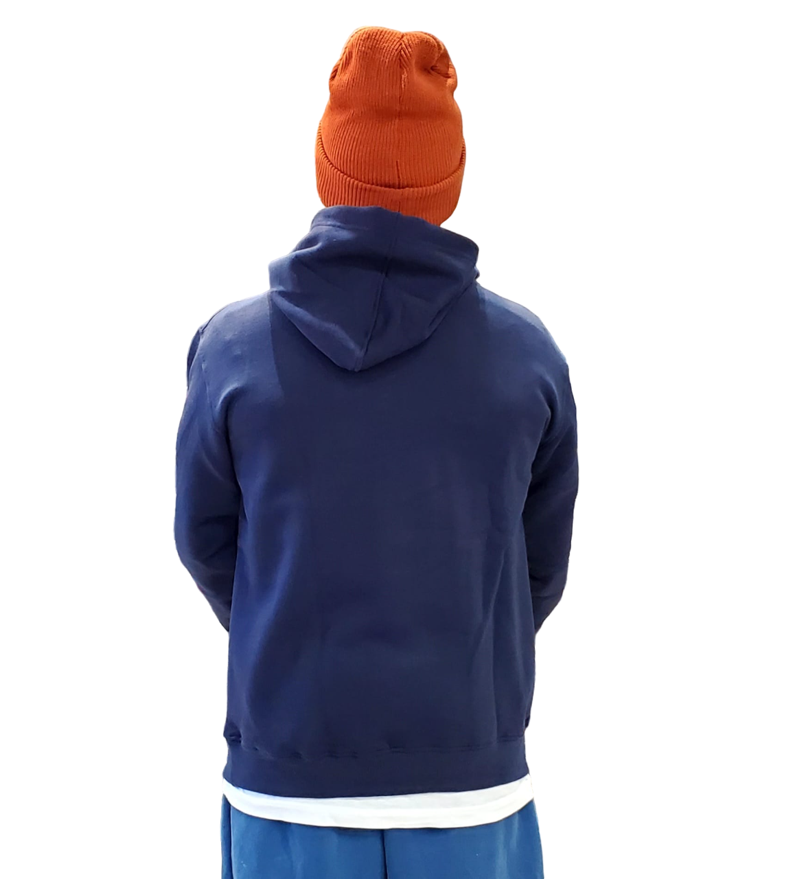 Sweat à capuche en polaire Chicago bleu marine