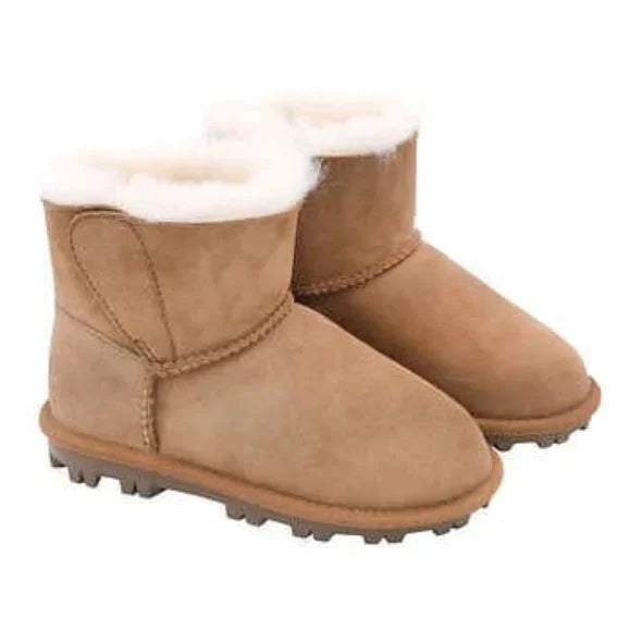 Bottes en peau de mouton véritable pour enfants Kirkland Signature