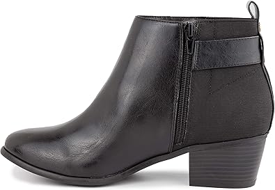 London Fog Womens Harmony Heeled Ankle Bootie