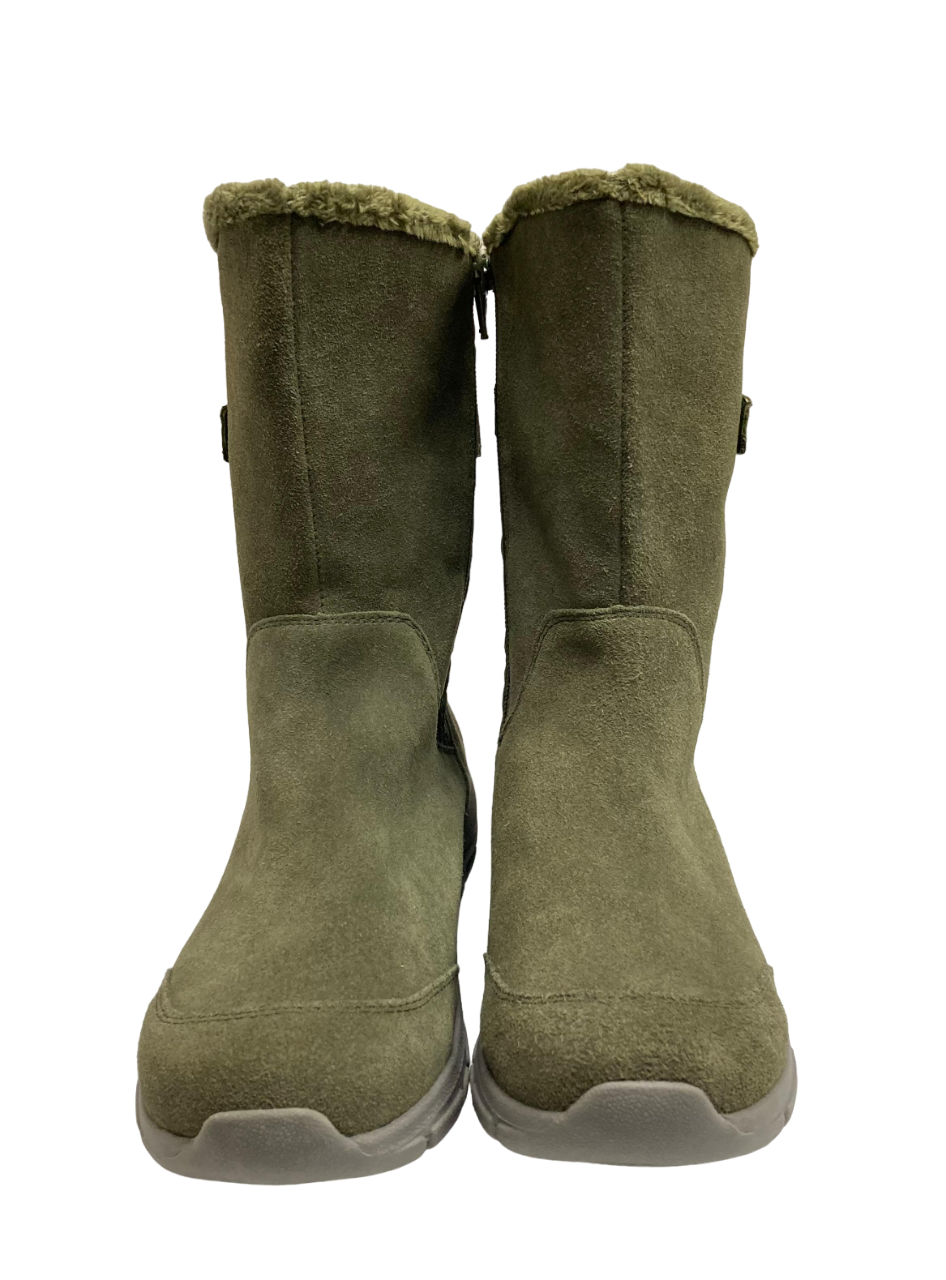 Botas de nieve de microgamuza para mujer de Lands End