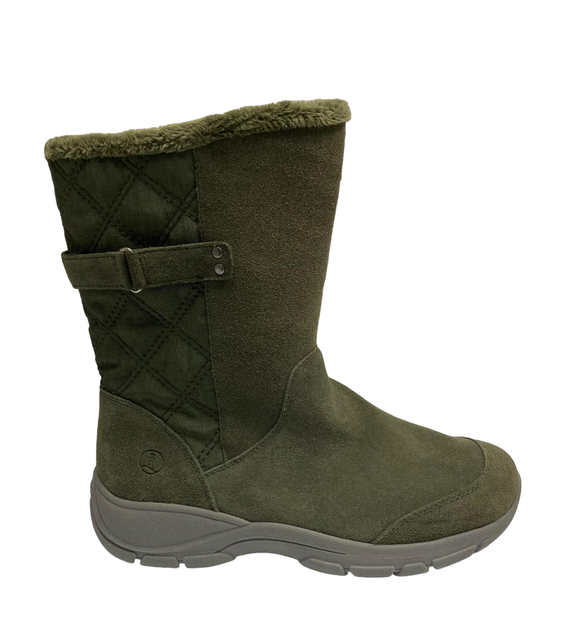 Botas de nieve de microgamuza para mujer de Lands End