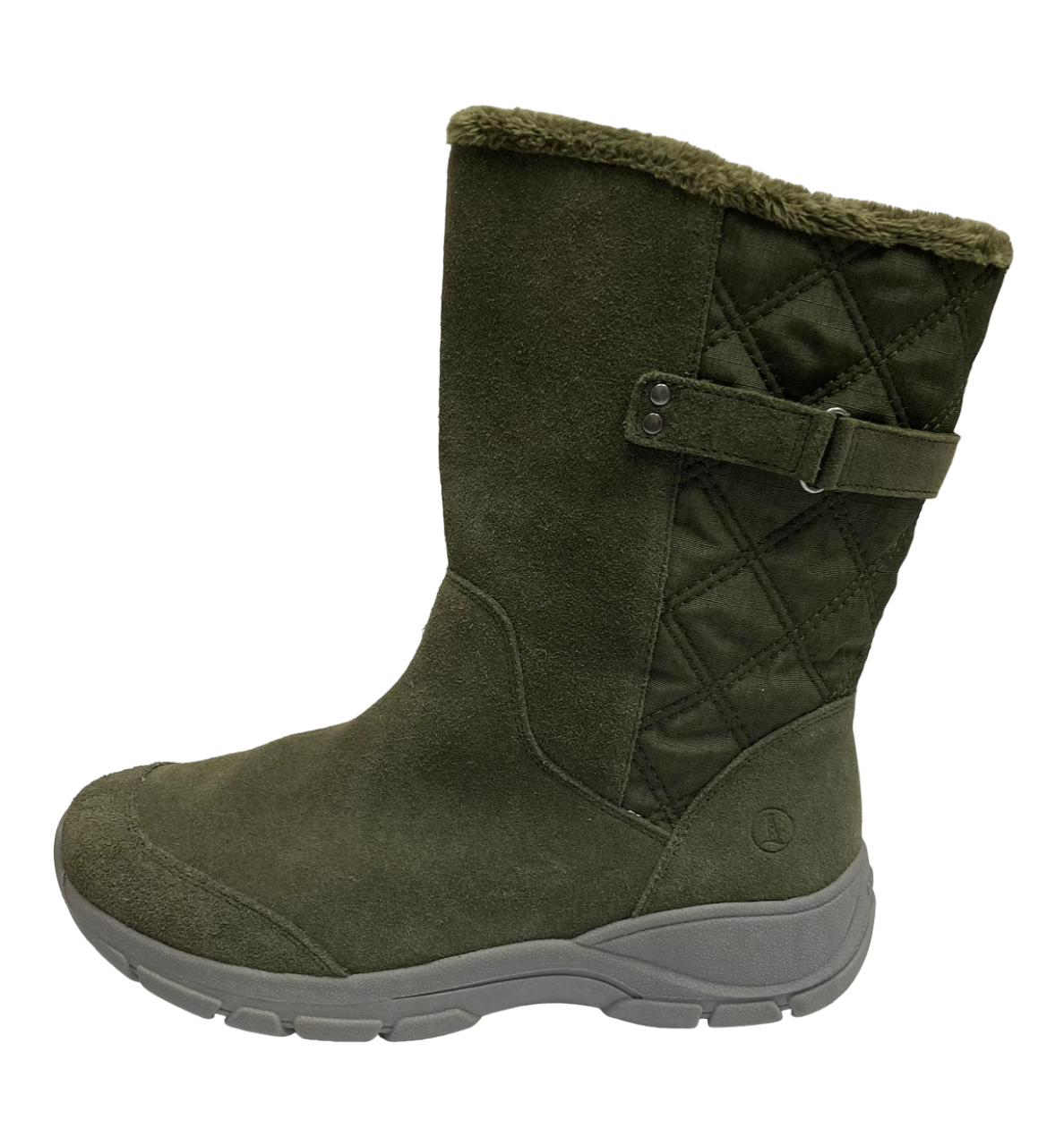 Botas de nieve de microgamuza para mujer de Lands End