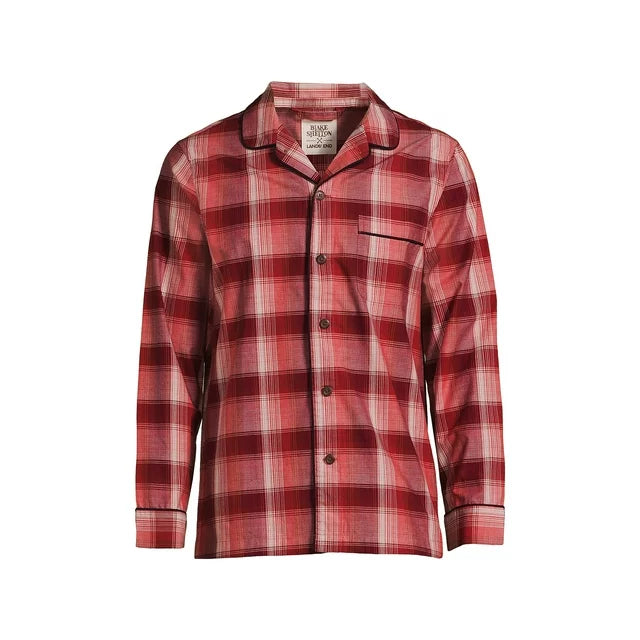 Chemise de nuit en popeline Blake Shelton à carreaux Sunset Sunset