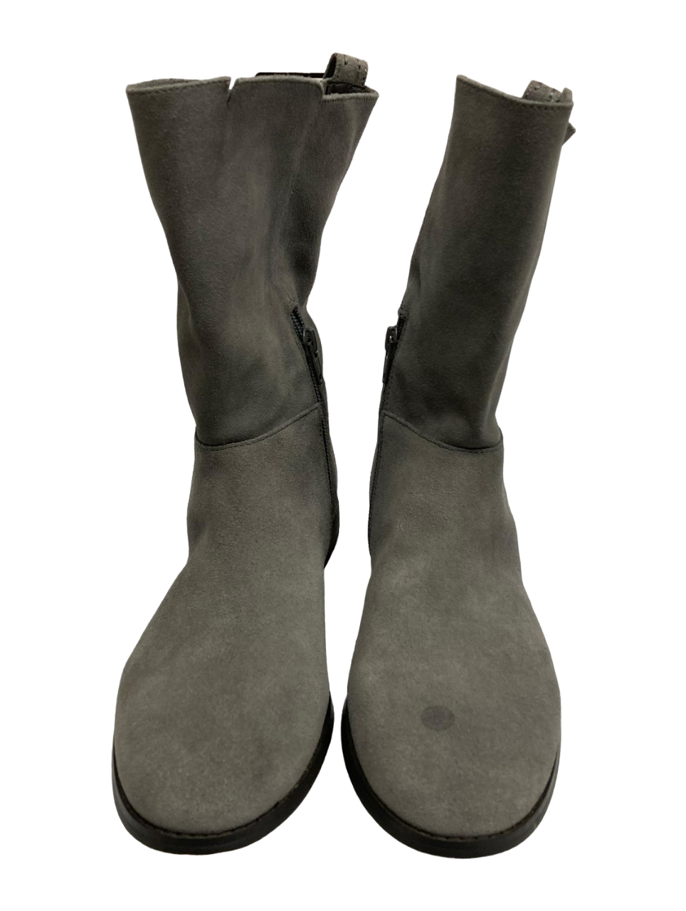 Bottes en daim souples pour femmes Lands End, graphite chaud