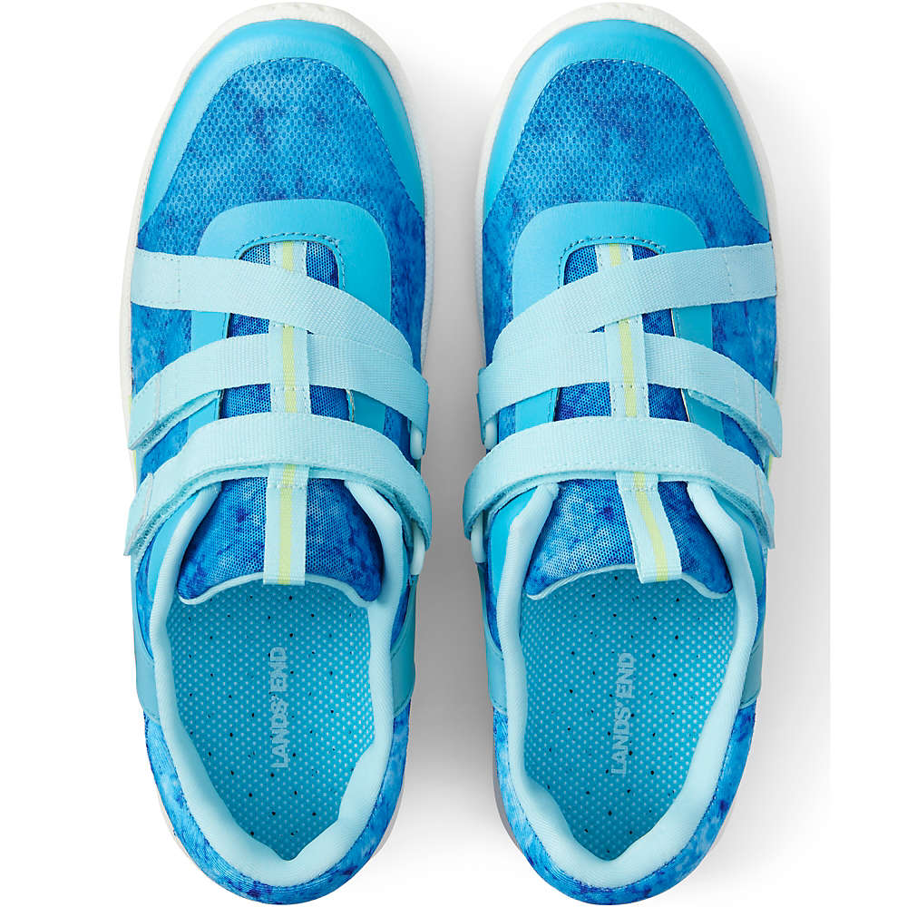 Chaussures d'eau pour femmes Lands End Turquoise Tie Dye