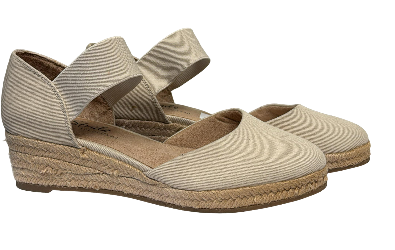 Sandalias con cuña y alpargatas Velocity 2.0 blancas para mujer de Lifestride