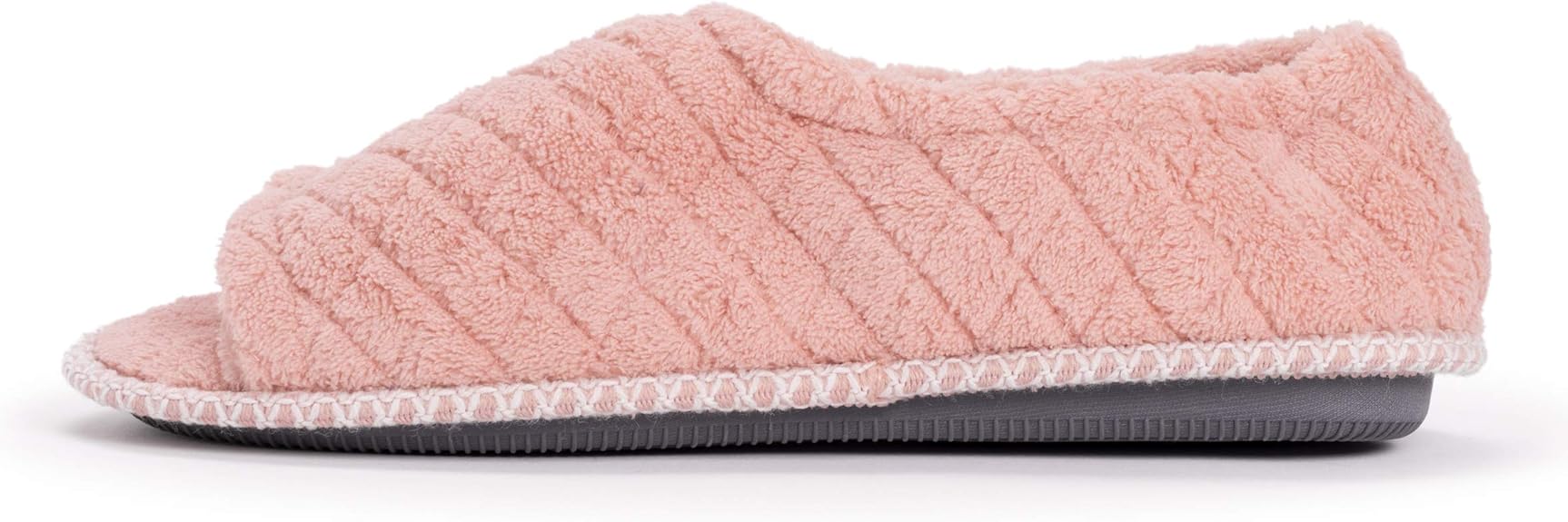 Chaussons en micro-chenille pour femmes Muk Luks Marylou - Rose